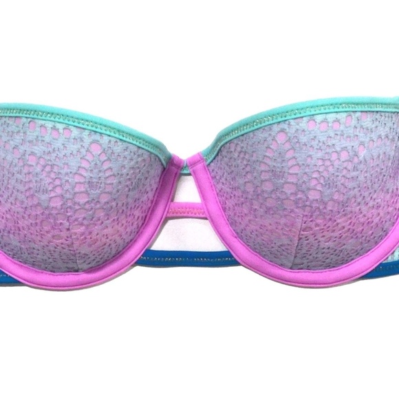 NWT Victoria's Secret Cool Ombre Lace  Bikini Set - Picture 3 of 8